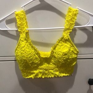 yellow bralette